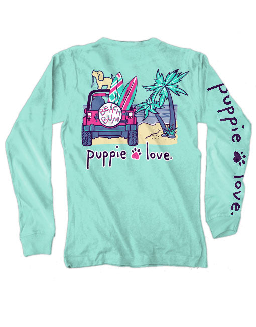 Beach Bum Long-Sleeved Puppie Love Shirt