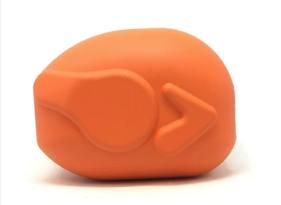 MKB Roasted Turkey - Chew Toy-Treat Dispenser - Orange: Medium
